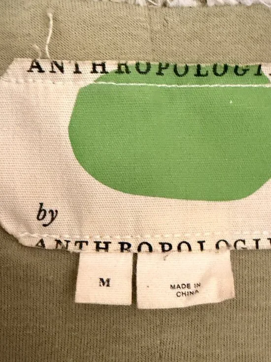 Anthropologie Grey Teddy Jacket size M - Picture 2 of 3